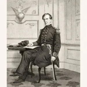 Charles Wilkes Engraving Print Charles Wilkes Engraving Print