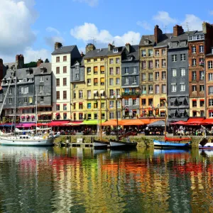 Normandy Region Northern France Framed Print Collection: Honfleur, Normandy