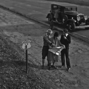 Checking The Map Checking The Map