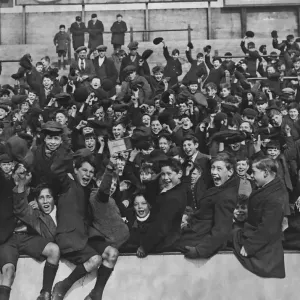 Cheering Boys Print, 1929 Cheering Boys Print, 1929
