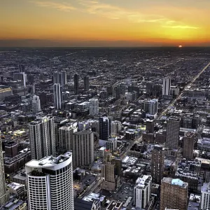 Chicago sunset