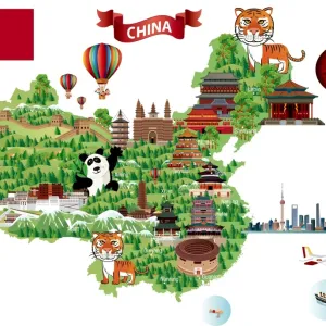 China Cartoon Map China Cartoon Map