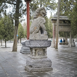 Chinese guardian lion at Shaolin Temple