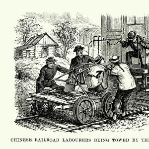 Chinese Railroad Workers, San Francisco, 19th Century