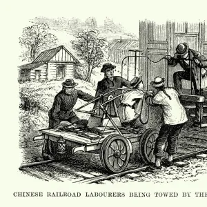 Chinese Railroad Workers, San Francisco, 19th Century