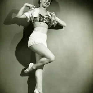 Black and White Chorus Girl Print Black and White Chorus Girl Print