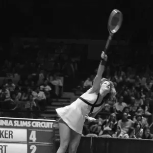 Photo : Chris Evert et Jimmy Connors au All England Lawn Tennis Club de Wimbledon le 6 juillet