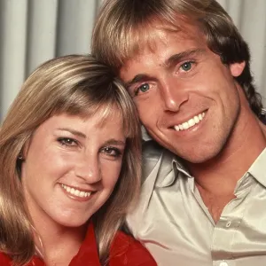 Chris Evert and John Lloyd