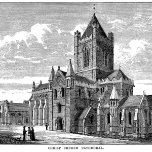 Christ Church Cathedral, Dublin (Victorian engraving) Christ Church Cathedral, Dublin (Victorian engraving)