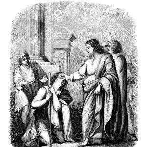 Christ curing the blind