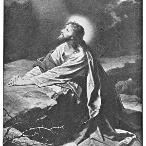 Christ in Gethsemane by Heinrich Hofmann - 19th Century