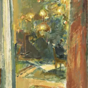 Christmas Tree in the Salon of Kilo Manor, Early 1920s