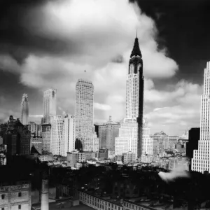 Chrysler Building Under Construction