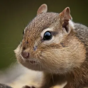 Eastern Chipmunk Print with Filled Cheeks Eastern Chipmunk Print with Filled Cheeks