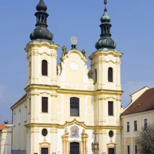 Church of Ascension of Virgin Mary in Straznice, Hodonin district, South Moravia region, Czech Republic, Europe Church of Ascension of Virgin Mary in Straznice, Hodonin district, South Moravia region, Czech Republic, Europe