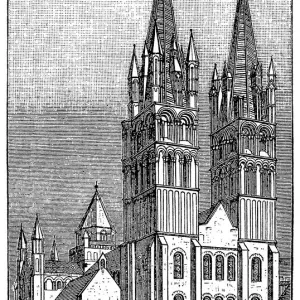 Church of Saint-Etienne in Caen Church of Saint-Etienne in Caen