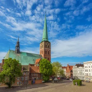 The Church of St. Jacob in LAOEbeck, Germany