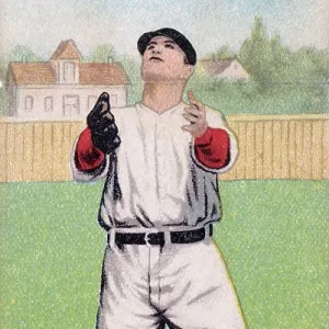 Cigarette Card Of Cy Seymour Cigarette Card Of Cy Seymour