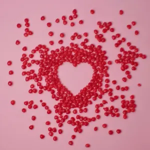 Red Heart Cinnamon Print Red Heart Cinnamon Print