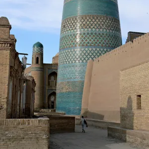 The city of Khiva in Uzbekistan