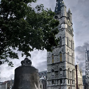 City tower bell, Ghent, Belgium