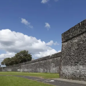 City walls, Londonderry, County Derry, Northern Ireland, Great Britain, Europe, PublicGround City walls, Londonderry, County Derry, Northern Ireland, Great Britain, Europe, PublicGround