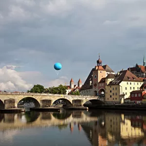 Cityscape of Regensburg, Germany