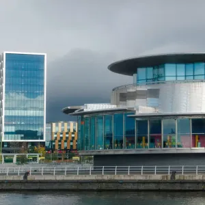 Cityscape in Salford Quays, Manchester Cityscape in Salford Quays, Manchester