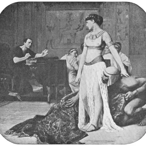Cleopatra and Caesar by Jean-LA©on GA©rA┼¢me Cleopatra and Caesar by Jean-LA©on GA©rA┼¢me