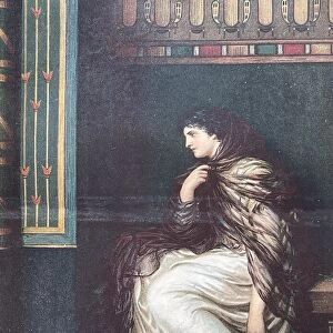 Cleopatra in the temple
