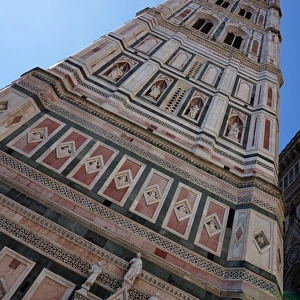 Close Up on Campanile di Giotto, Florence, Italy