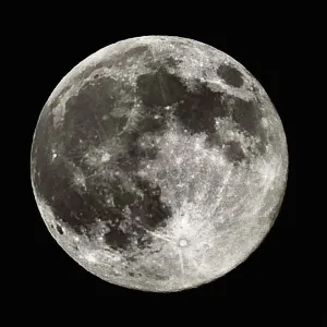 Full Moon Print with Crater Details Full Moon Print with Crater Details