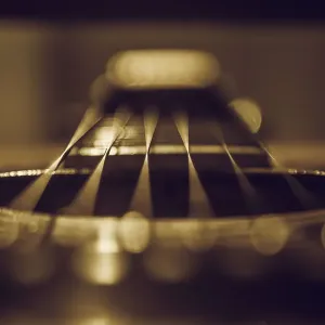 Six String Acoustic Guitar Print Six String Acoustic Guitar Print
