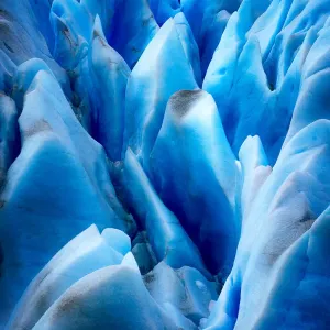 Grey Glacier Ice Pattern Print Grey Glacier Ice Pattern Print
