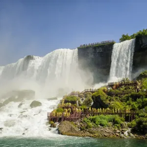 Close-up view of the American Niagara Falls Close-up view of the American Niagara Falls