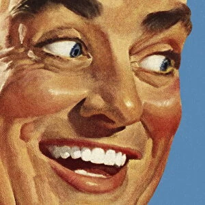 Closeup of a Smiling Man