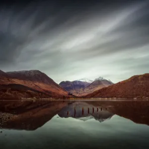 Clouds Over Glencoe Village - Three Sisters - Scotland