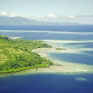 Coast, Color Image, Day, Fiji, Generic Location, High Angle View, Horizontal