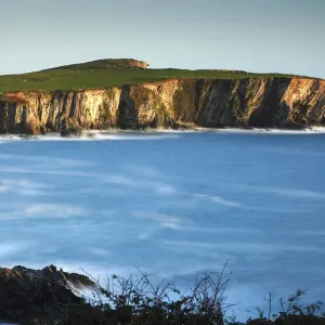 Coastal cliffs around Toe Head on the Wild Atlantic Way in West Cork Coastal cliffs around Toe Head on the Wild Atlantic Way in West Cork