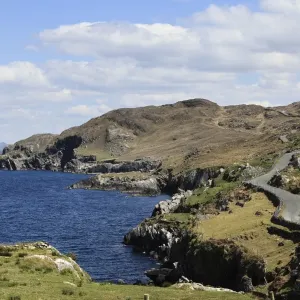 Coastal road, Ring of Beara, Beara Peninsula, County Cork, Ireland, British Isles, Europe Coastal road, Ring of Beara, Beara Peninsula, County Cork, Ireland, British Isles, Europe