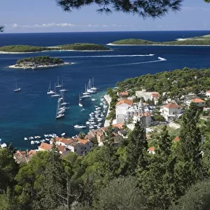 Coastal town in the island of Hvar, Dalmatia
