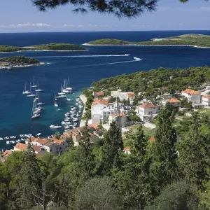 Coastal town in the island of Hvar, Dalmatia Coastal town in the island of Hvar, Dalmatia