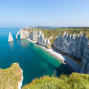 Etretat Coastline Print Etretat Coastline Print