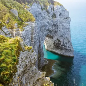 Coastline of etretat, Normandy, France