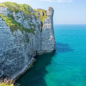 Coastline of etretat, Normandy, France