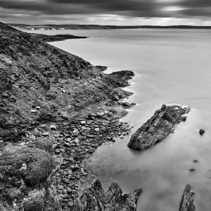 Coasts of Ireland - Old Head in BW Coasts of Ireland - Old Head in BW