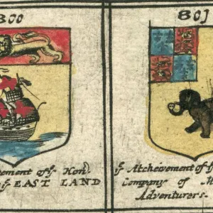 Coat of arms 17th century British company heraldry Coat of arms 17th century British company heraldry
