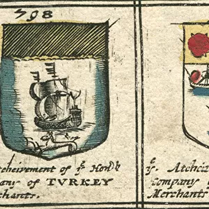 Coat of arms 17th century British company heraldry