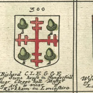 Coats of Arms and Heraldic Badges. Collection: Coat Of Arms Engravings 17th Century