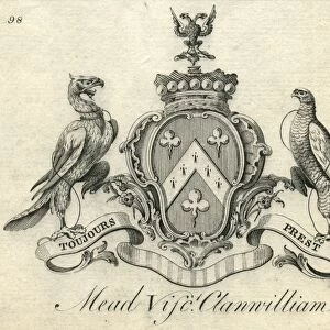 Coat of arms Mead Viscount Clanwilliam 18th century